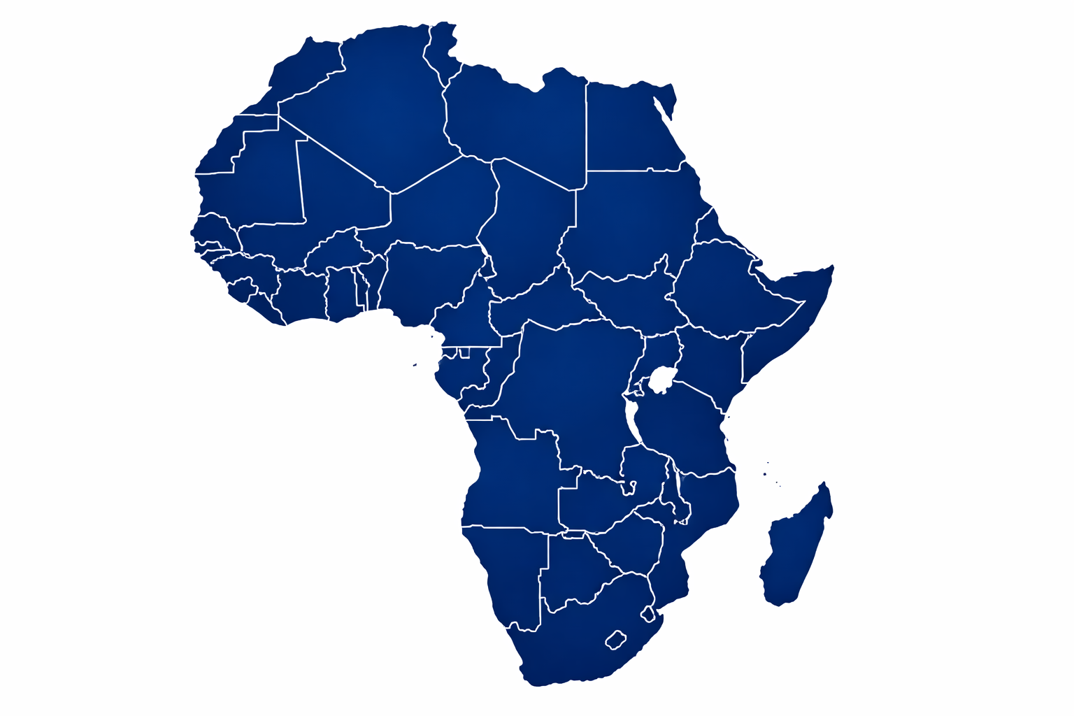 Map of APSR operations in Africa
